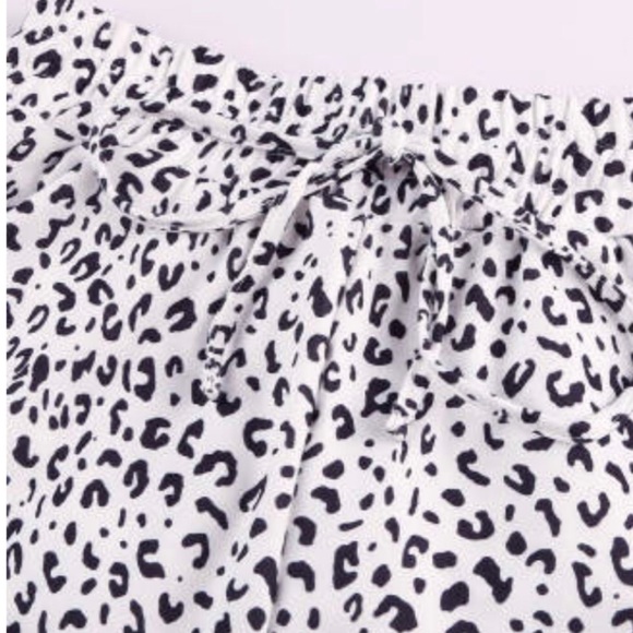 White leopard print pant / joggers - Picture 4 of 6